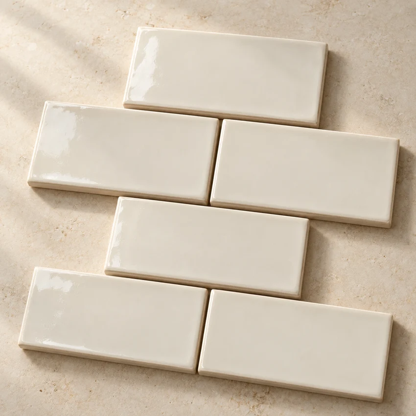 [BW-DEMO-CERAMIC-01] Ivory Ceramic Wall Tile (Gloss)
